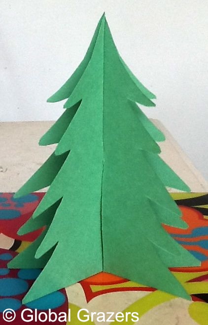 Christmas Tree Centerpiece, Standing It Up